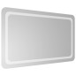 vidaXL Espejo de baño con LED 60x100 cm vidaXL Espejo de baño con LED 60x100 cm