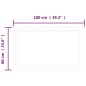 vidaXL Espejo de baño con LED 60x100 cm vidaXL Espejo de baño con LED 60x100 cm