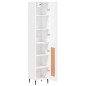 vidaXL Aparador alto madera contrachapada blanco 34,5x34x180 cm vidaXL Aparador alto madera contrachapada blanco 34,5x34x180 cm