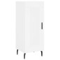 vidaXL Aparador alto madera contrachapada blanco 34,5x34x180 cm vidaXL Aparador alto madera contrachapada blanco 34,5x34x180 cm