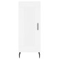 vidaXL Aparador alto madera contrachapada blanco 34,5x34x180 cm vidaXL Aparador alto madera contrachapada blanco 34,5x34x180 cm