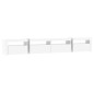 vidaXL Mueble de TV con luces LED blanco 240x35x40 cm vidaXL Mueble de TV con luces LED blanco 240x35x40 cm