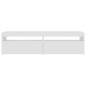 vidaXL Muebles de TV con luces LED 2 uds blanco brillante 75x35x40 cm vidaXL Muebles de TV con luces LED 2 uds blanco brillante 75x35x40 cm