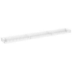 vidaXL Arriate de gaviones de acero galvanizado 270x30x10 cm
