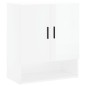 vidaXL Armario de pared madera de ingeniería blanco brillo 60x31x70 cm vidaXL Armario de pared madera de ingeniería blanco brillo 60x31x70 cm