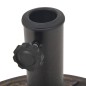 vidaXL Base de sombrilla de resina redonda bronce 9 kg vidaXL Base de sombrilla de resina redonda bronce 9 kg