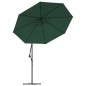 vidaXL Tela de repuesto para sombrilla voladiza verde 350 cm vidaXL Tela de repuesto para sombrilla voladiza verde 350 cm