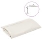 vidaXL Tela de repuesto para sombrilla voladiza blanco arena 350 cm vidaXL Tela de repuesto para sombrilla voladiza blanco arena 350 cm