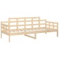 vidaXL Sofá cama madera maciza de pino 80x200 cm vidaXL Sofá cama madera maciza de pino 80x200 cm