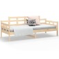 vidaXL Sofá cama madera maciza de pino 80x200 cm vidaXL Sofá cama madera maciza de pino 80x200 cm