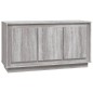 vidaXL Aparador madera contrachapada gris Sonoma 102x35x55 cm vidaXL Aparador madera contrachapada gris Sonoma 102x35x55 cm