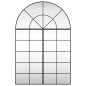 vidaXL Espejo de pared arco de hierro negro 100x150 cm vidaXL Espejo de pared arco de hierro negro 100x150 cm