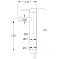 vidaXL Lavabo de baño redondo con grifo mezclador cerámica blanco vidaXL Lavabo de baño redondo con grifo mezclador cerámica blanco