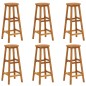 vidaXL Taburetes de cocina 6 unidades madera maciza de acacia vidaXL Taburetes de cocina 6 unidades madera maciza de acacia
