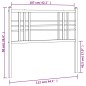 vidaXL Cabecero de metal negro 107 cm vidaXL Cabecero de metal negro 107 cm