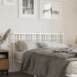 vidaXL Cabecero de metal blanco 120 cm