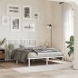 vidaXL Cabecero de metal blanco 140 cm vidaXL Cabecero de metal blanco 140 cm