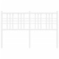 vidaXL Cabecero de metal blanco 140 cm vidaXL Cabecero de metal blanco 140 cm