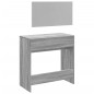 vidaXL Tocador con espejo color gris Sonoma 80x39x80 cm vidaXL Tocador con espejo color gris Sonoma 80x39x80 cm
