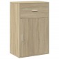 vidaXL Armario almacenaje madera ingeniería roble Sonoma 56,5x39x90 cm vidaXL Armario almacenaje madera ingeniería roble Sonoma 56,5x39x90 cm