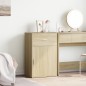 vidaXL Armario almacenaje madera ingeniería roble Sonoma 56,5x39x90 cm vidaXL Armario almacenaje madera ingeniería roble Sonoma 56,5x39x90 cm