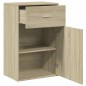 vidaXL Armario almacenaje madera ingeniería roble Sonoma 56,5x39x90 cm vidaXL Armario almacenaje madera ingeniería roble Sonoma 56,5x39x90 cm