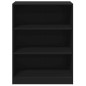 vidaXL Armario de madera de ingeniería negro 77x48x102 cm vidaXL Armario de madera de ingeniería negro 77x48x102 cm