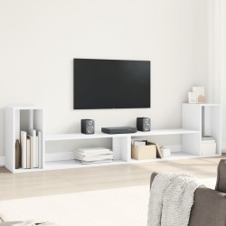 vidaXL Muebles para TV 2 uds madera de ingeniería blanco 100x30x50 cm