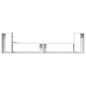 vidaXL Muebles para TV 2 uds madera de ingeniería blanco 100x30x50 cm vidaXL Muebles para TV 2 uds madera de ingeniería blanco 100x30x50 cm