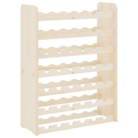 vidaXL Botellero madera maciza de pino 67,5x25x87 cm