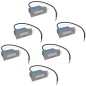 vidaXL Luces LED empotrables para escaleras 6 uds 44x111x56 mm vidaXL Luces LED empotrables para escaleras 6 uds 44x111x56 mm