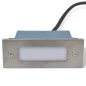 vidaXL Luces LED empotrables para escaleras 6 uds 44x111x56 mm vidaXL Luces LED empotrables para escaleras 6 uds 44x111x56 mm