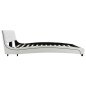 vidaXL Cama con colchón viscoelástico cuero sintético blanco 180x200cm vidaXL Cama con colchón viscoelástico cuero sintético blanco 180x200cm