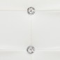 vidaXL Cama con colchón viscoelástico cuero sintético blanco 180x200cm vidaXL Cama con colchón viscoelástico cuero sintético blanco 180x200cm