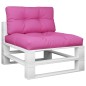 vidaXL Cojines para sofá de palets 2 piezas tela rosa vidaXL Cojines para sofá de palets 2 piezas tela rosa