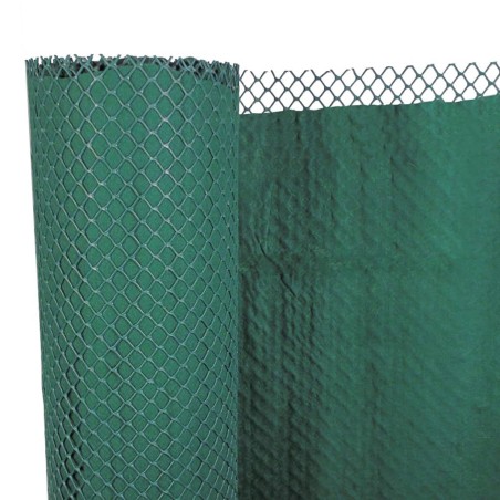 vidaXL Valla red cortavientos doble capa para jardín PE 1x3 m