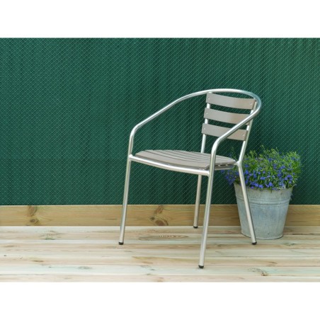 vidaXL Valla red cortavientos doble capa para jardín PE 1x3 m