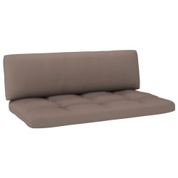 vidaXL Otomana de jardín de palets madera de pino impregnada gris
