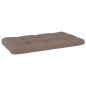 vidaXL Otomana de jardín de palets madera de pino impregnada gris vidaXL Otomana de jardín de palets madera de pino impregnada gris