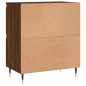 vidaXL Aparadores 2 piezas madera contrachapada marrón roble vidaXL Aparadores 2 piezas madera contrachapada marrón roble