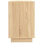 vidaXL Aparador madera contrachapada roble Sonoma 102x35x55 cm