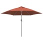 vidaXL Tela de repuesto para sombrilla terracota 300 cm vidaXL Tela de repuesto para sombrilla terracota 300 cm