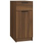 vidaXL Armario de escritorio madera marrón roble 33,5x50x75 cm vidaXL Armario de escritorio madera marrón roble 33,5x50x75 cm
