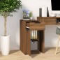 vidaXL Armario de escritorio madera marrón roble 33,5x50x75 cm vidaXL Armario de escritorio madera marrón roble 33,5x50x75 cm