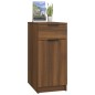 vidaXL Armario de escritorio madera marrón roble 33,5x50x75 cm vidaXL Armario de escritorio madera marrón roble 33,5x50x75 cm