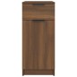 vidaXL Armario de escritorio madera marrón roble 33,5x50x75 cm vidaXL Armario de escritorio madera marrón roble 33,5x50x75 cm