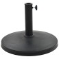 vidaXL Base de sombrilla redonda de poliresina negra 10 kg vidaXL Base de sombrilla redonda de poliresina negra 10 kg