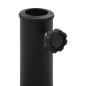 vidaXL Base de sombrilla redonda de poliresina negra 10 kg vidaXL Base de sombrilla redonda de poliresina negra 10 kg