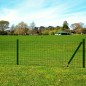 vidaXL Set de euro valla acero verde 25x1 m vidaXL Set de euro valla acero verde 25x1 m