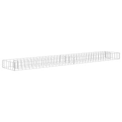 vidaXL Arriate de gaviones de acero galvanizado 180x30x10 cm